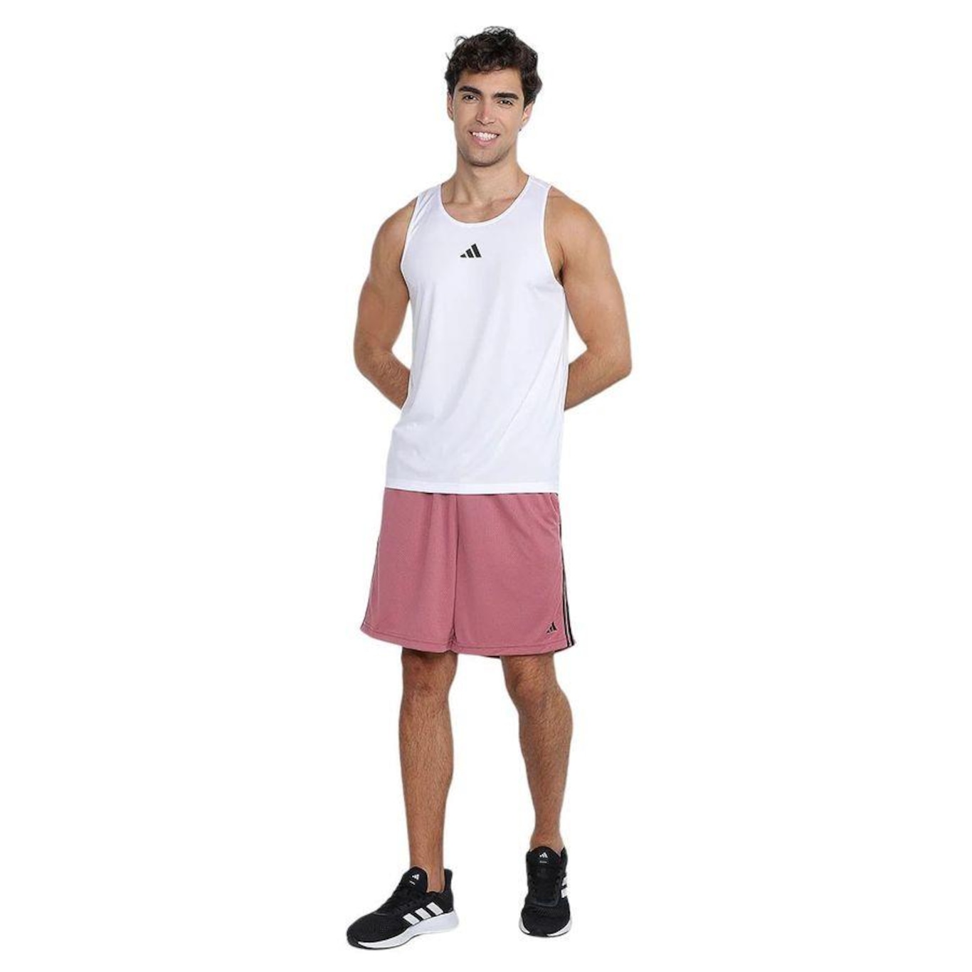 Camiseta Regata adidas Treino Basica - Masculina - Foto 4