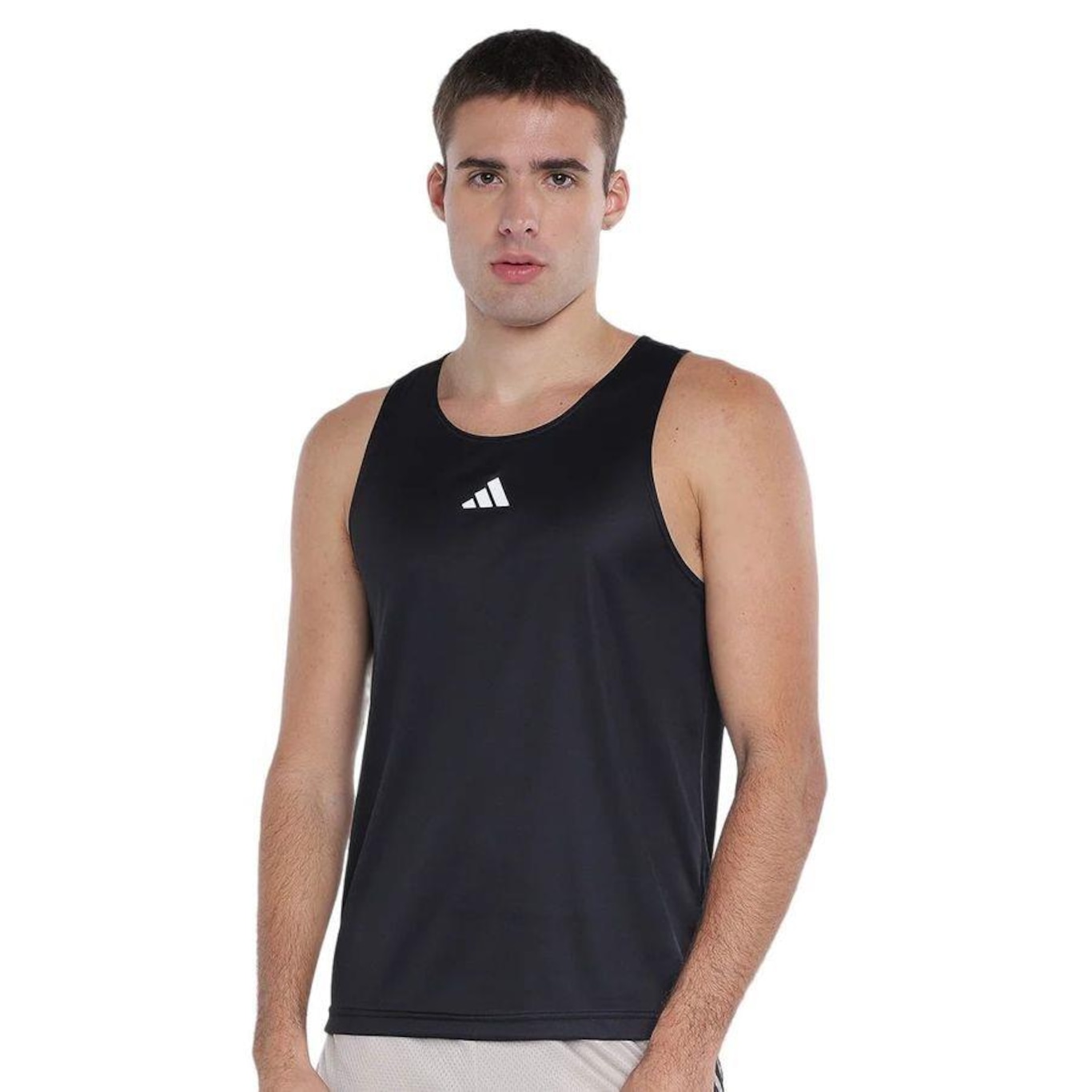 Camiseta Regata adidas Treino Basica - Masculina - Foto 1