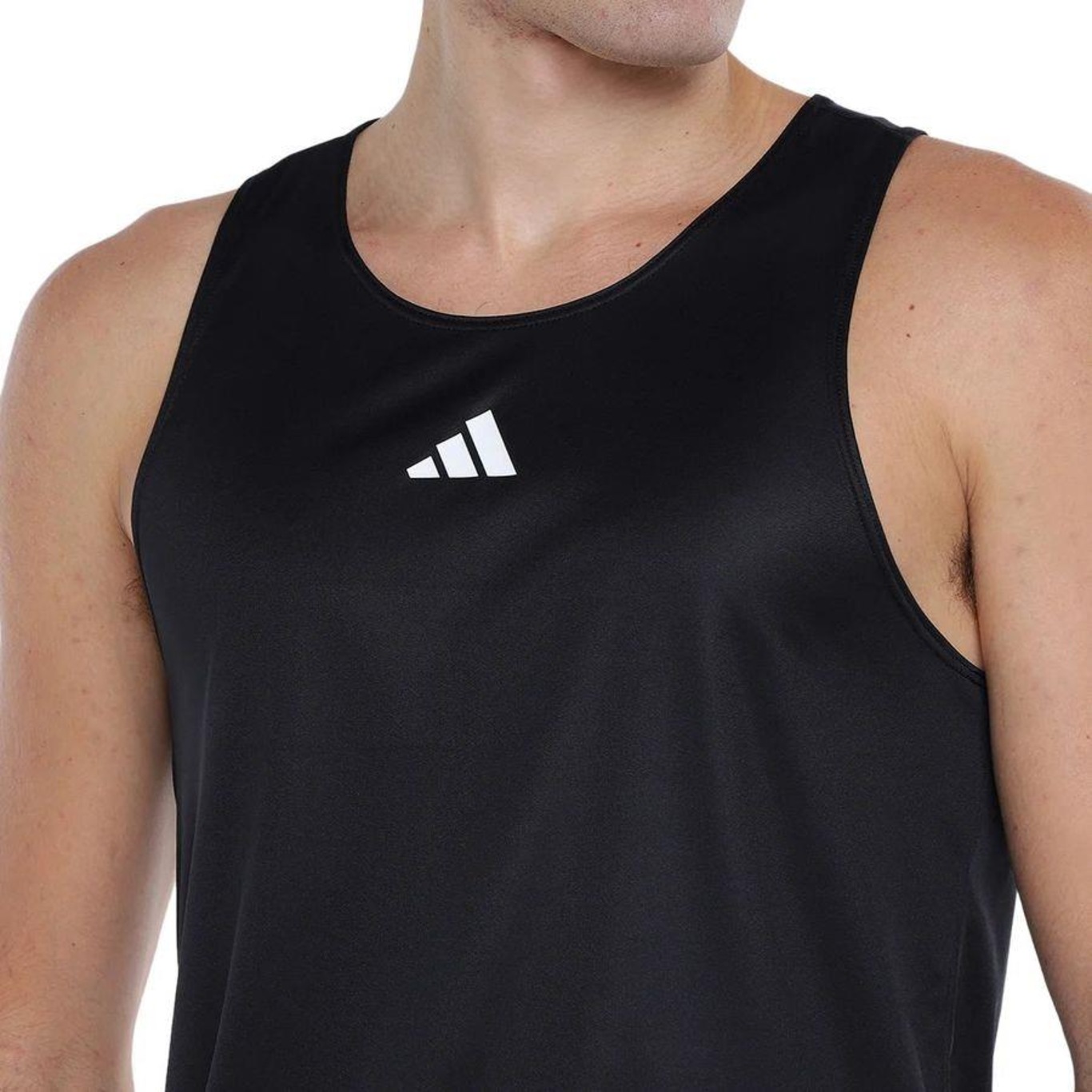 Camiseta Regata adidas Treino Basica - Masculina - Foto 3