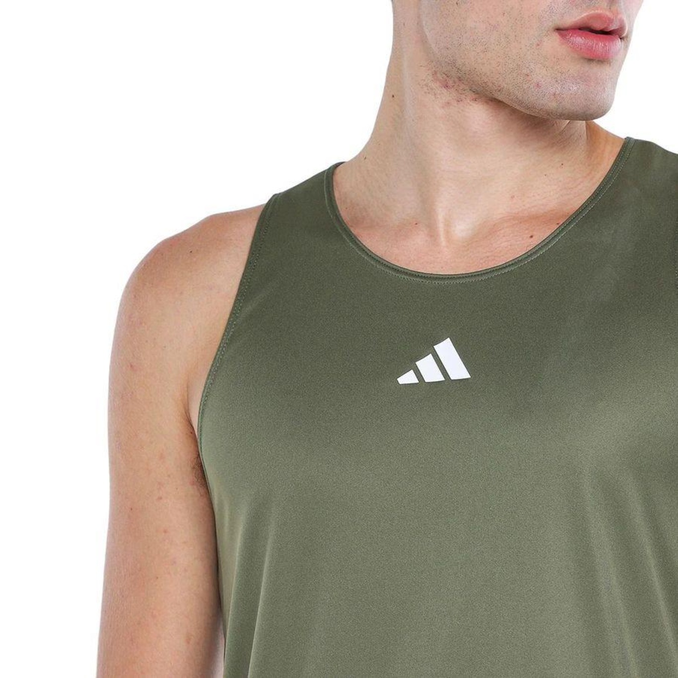 Camiseta Regata adidas Treino Basica - Masculina - Foto 3