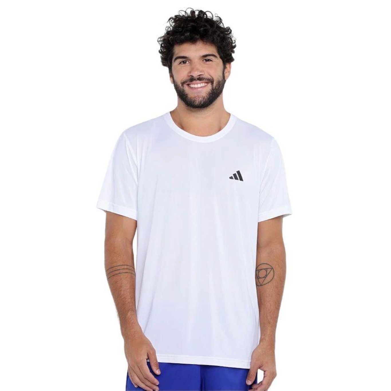 Camiseta adidas Own The Run Basic - Masculina - Foto 1