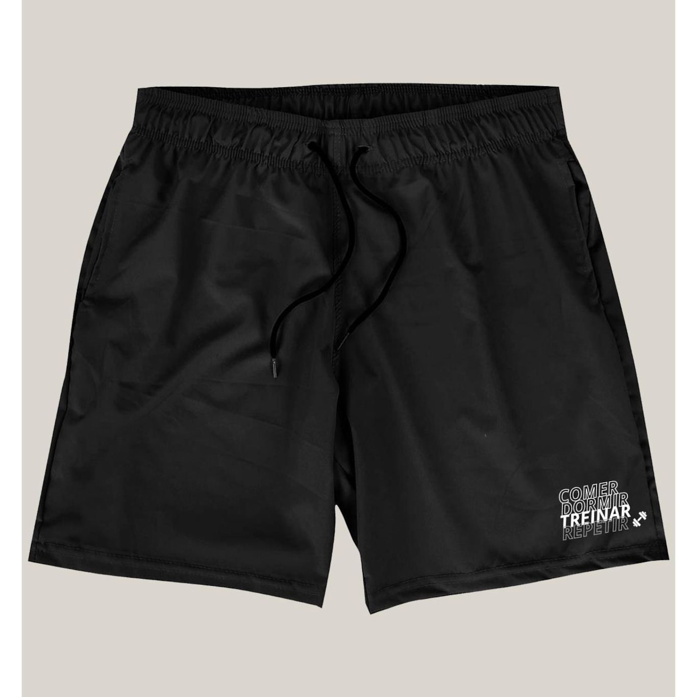 Short Bermuda Academia Elastano Wss Gym Rotina - Masculino - Foto 1