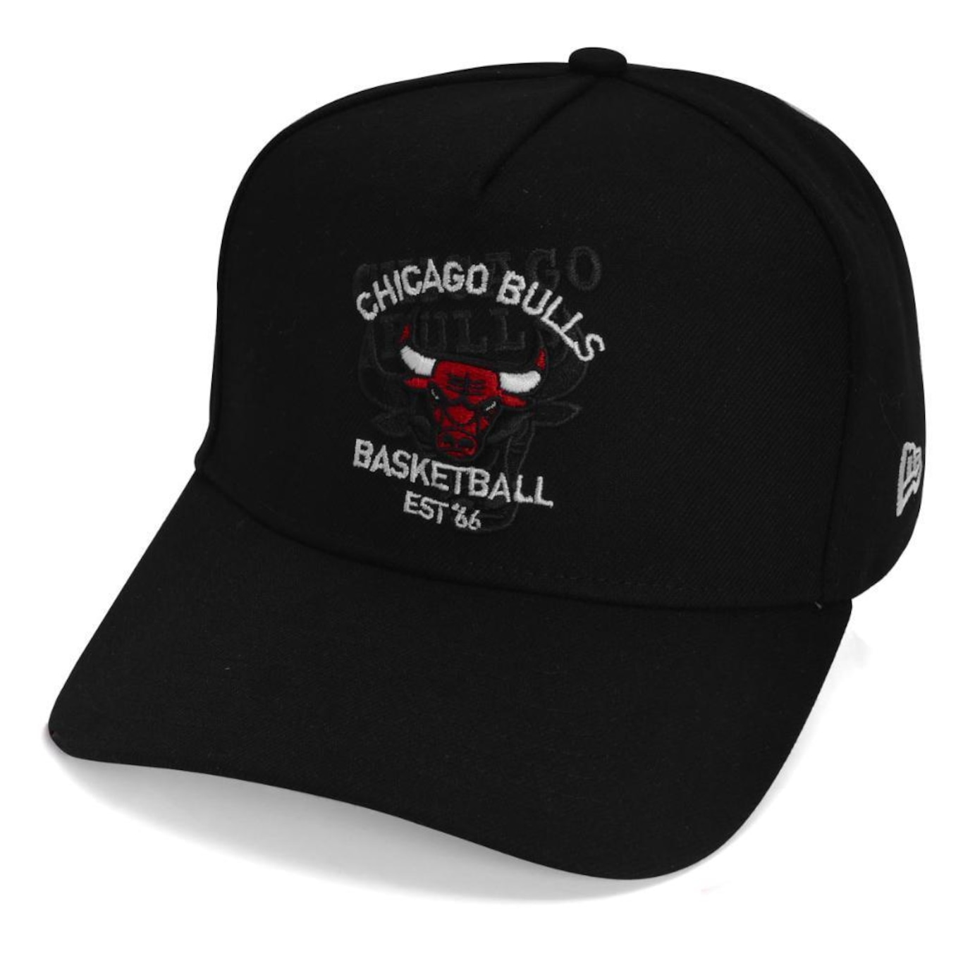 Boné Aba Curva New Era 9Forty A-Frame Nba Chicago Bulls Core - Snapback - Adulto - Foto 1