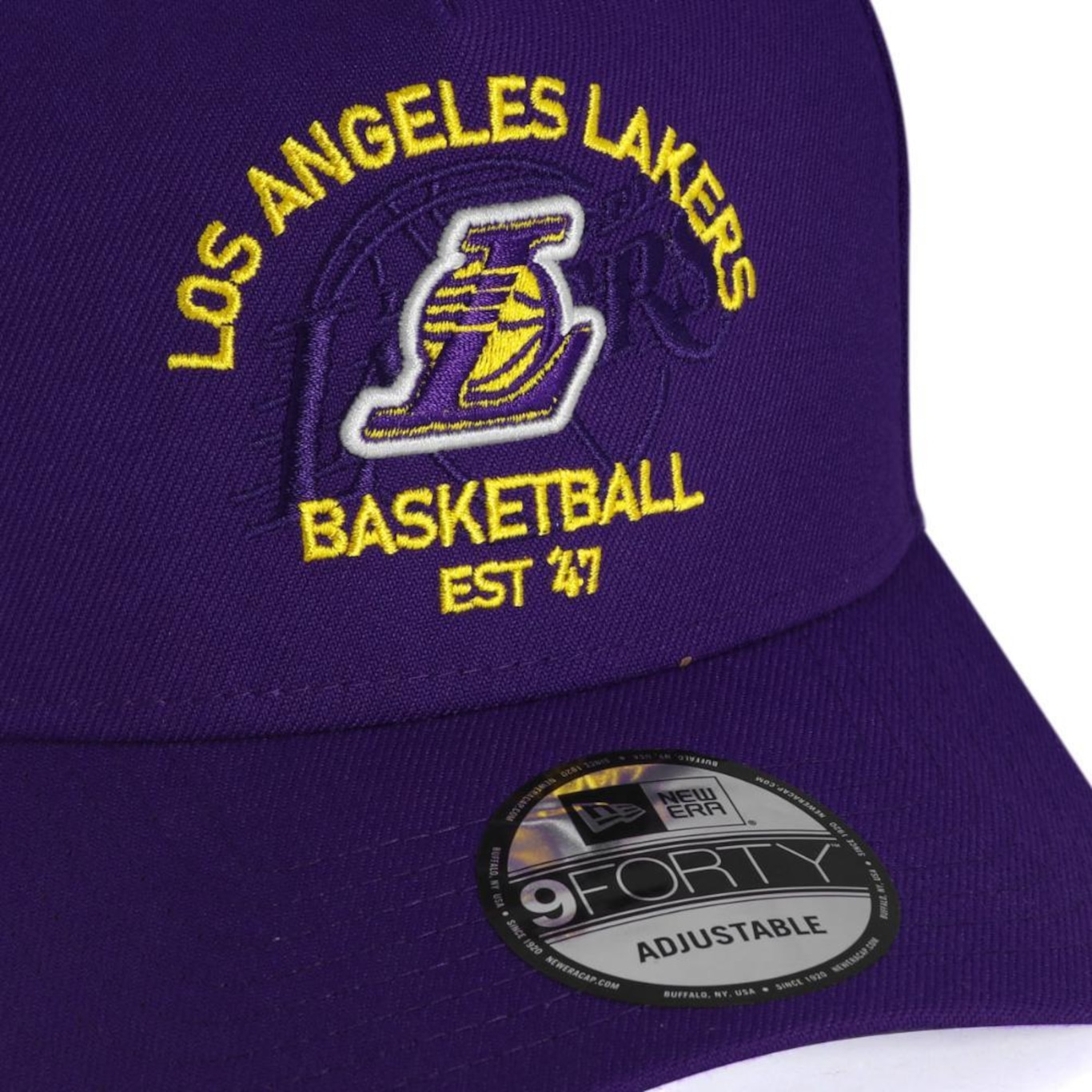 Boné Aba Curva New Era 9Forty A-Frame Nba Los Angeles Lakers - Snapback - Foto 3