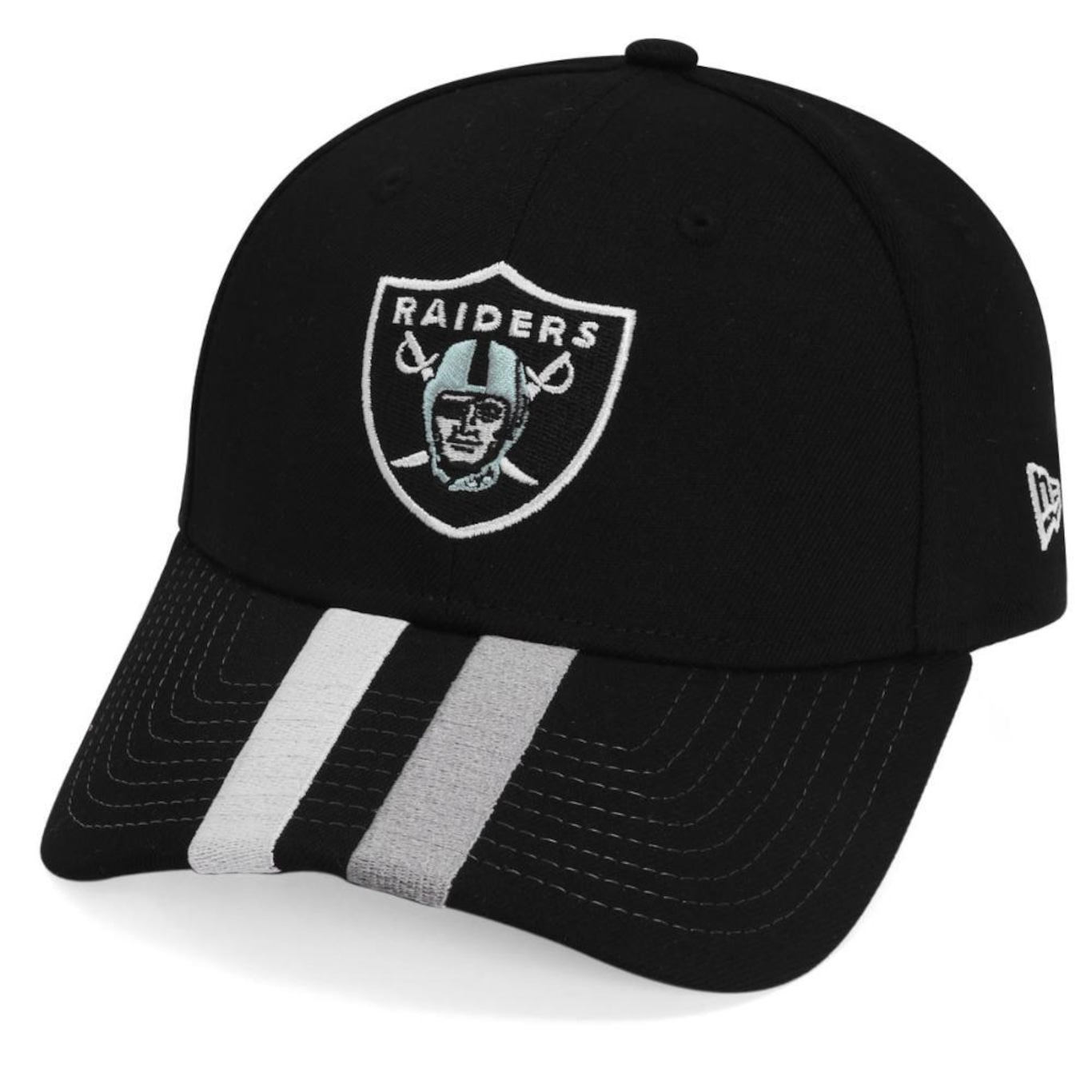 Boné Aba Curva New Era 9Forty Nfl Las Vegas Raiders Core - Snapback - Adulto - Foto 1