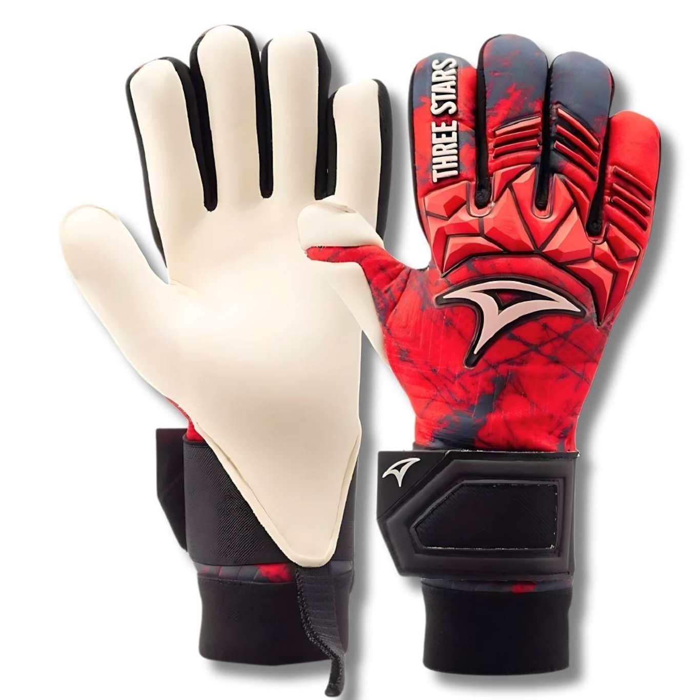 Luva de Goleiro Three Stars Thunder - Adulto - Foto 1