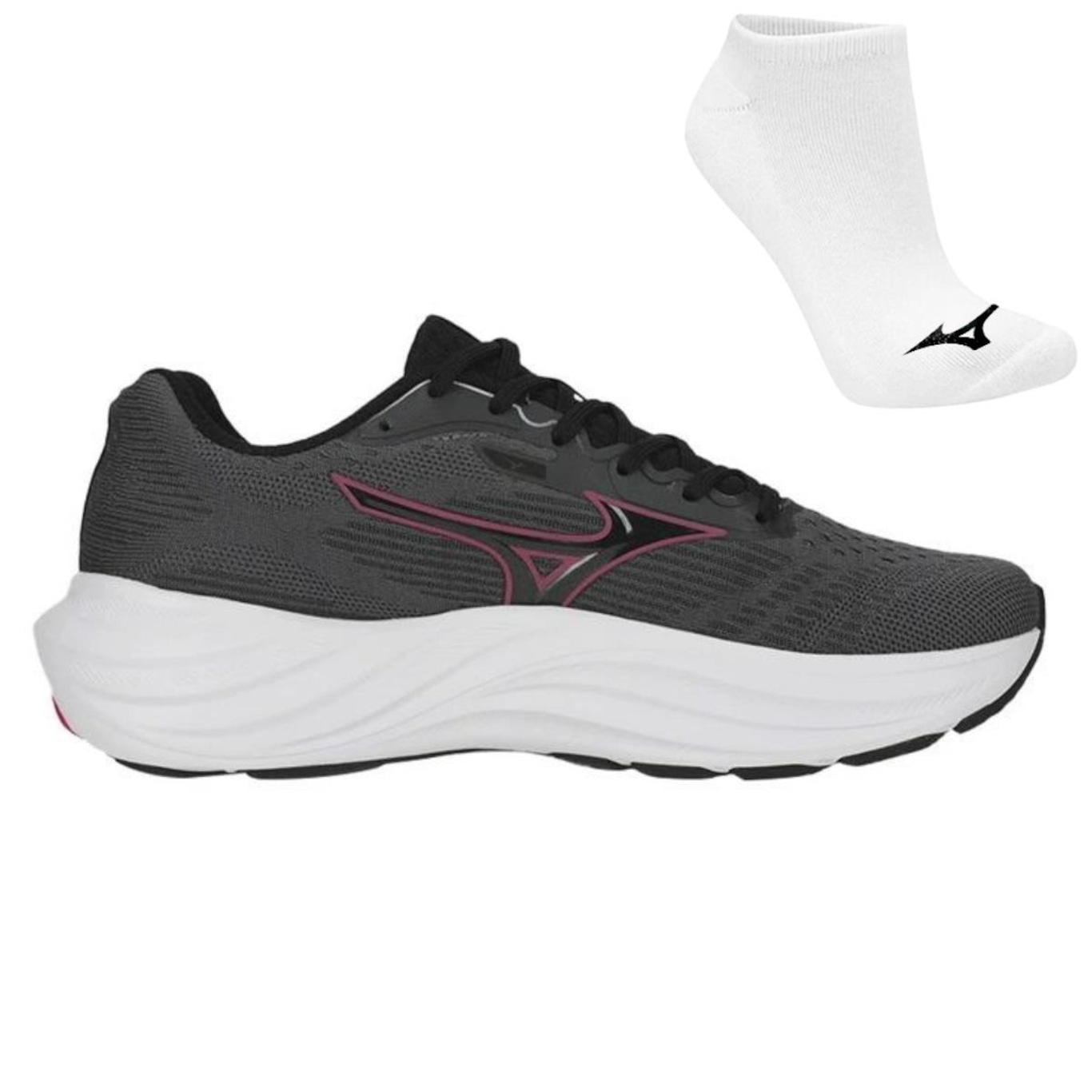 Tenis Mizuno Goya 2 + Par de Meia - Feminino - Foto 1