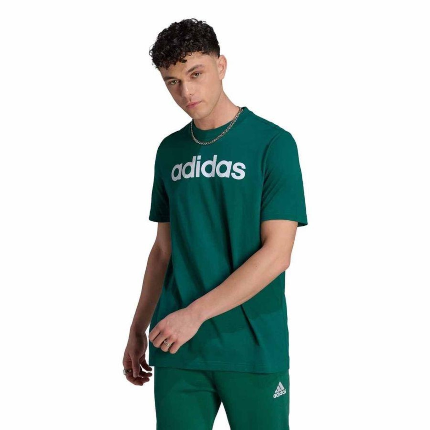 Camiseta adidas M/C Logo Linear Masculina - Foto 2