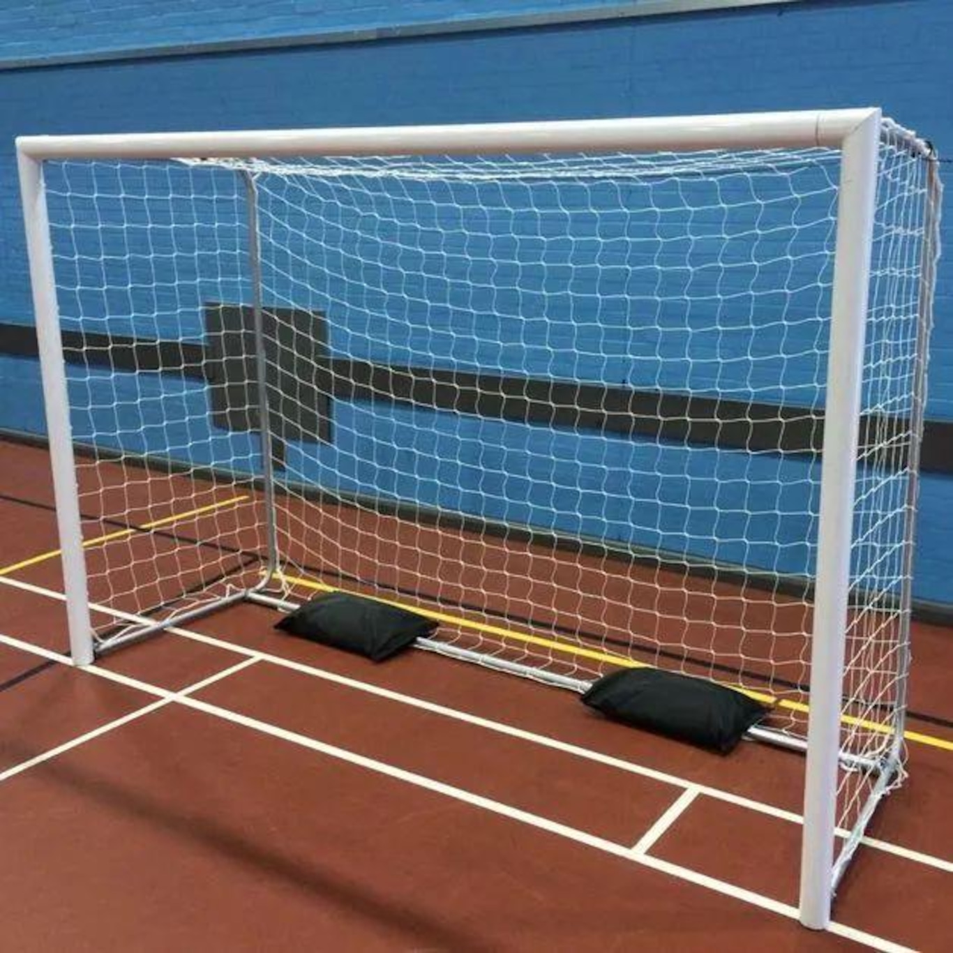 Par de Rede para Trave de Gol Futsal Caixote Fio 2,5Mm Seda Fsm-L2 Master Rede - Foto 3