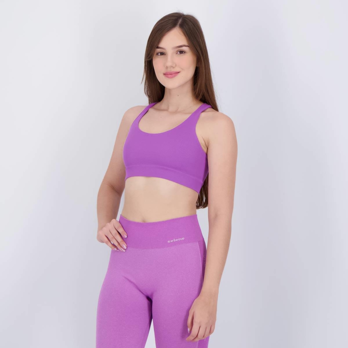 Top Selene Sport sem Costura - Feminino - Foto 3