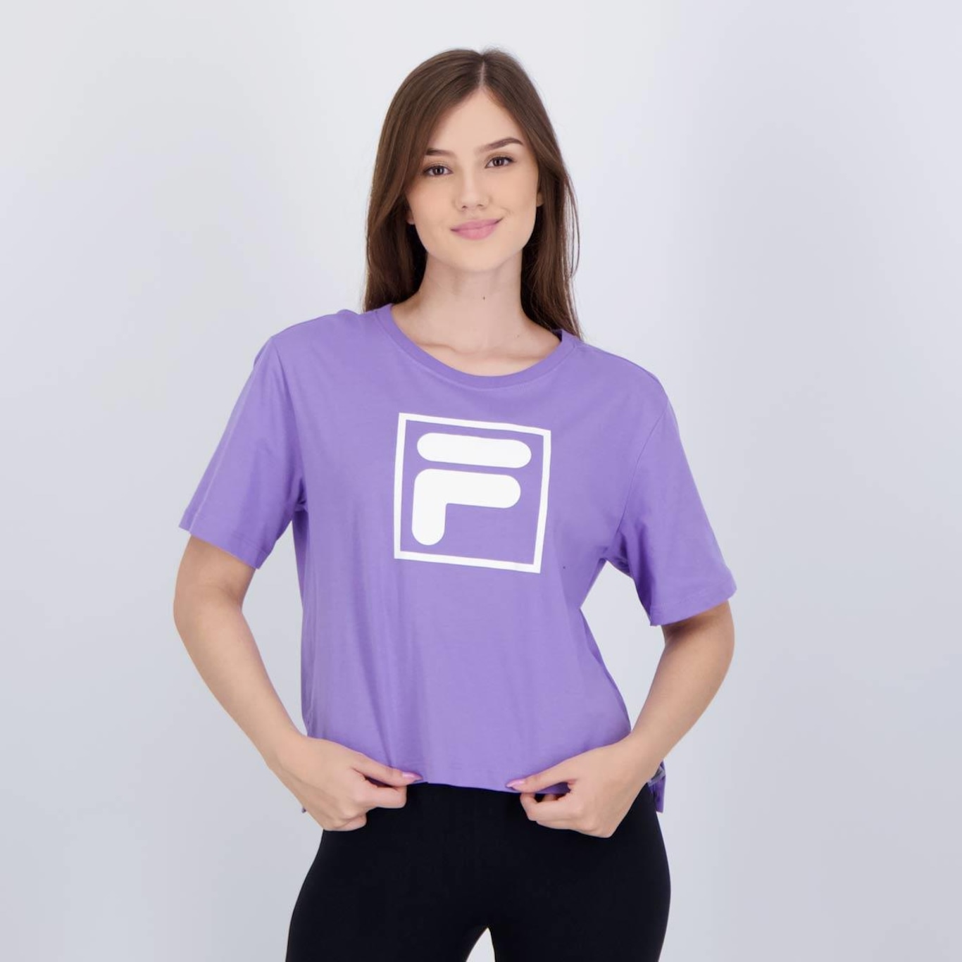 Camiseta Fila Letter Essentials - Feminina - Foto 1