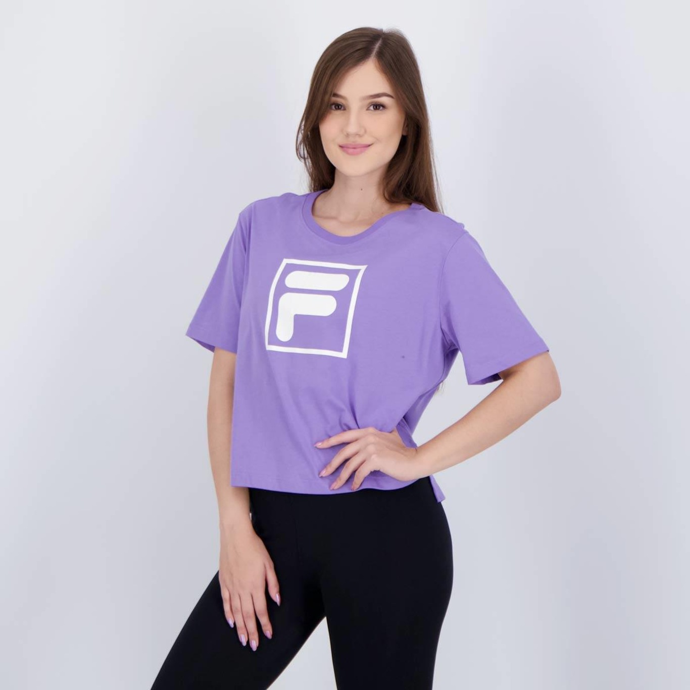 Camiseta Fila Letter Essentials - Feminina - Foto 3