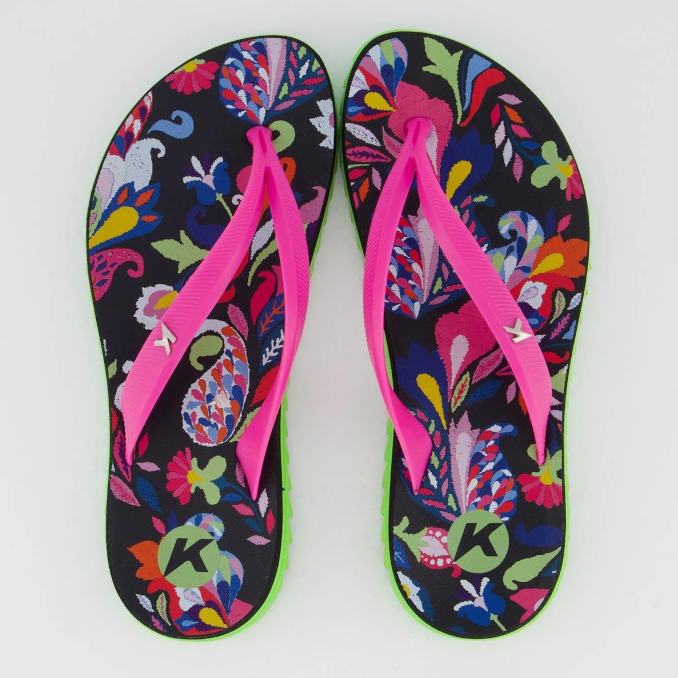 Chinelo Kenner Ibiza Botanic - Feminino - Foto 1