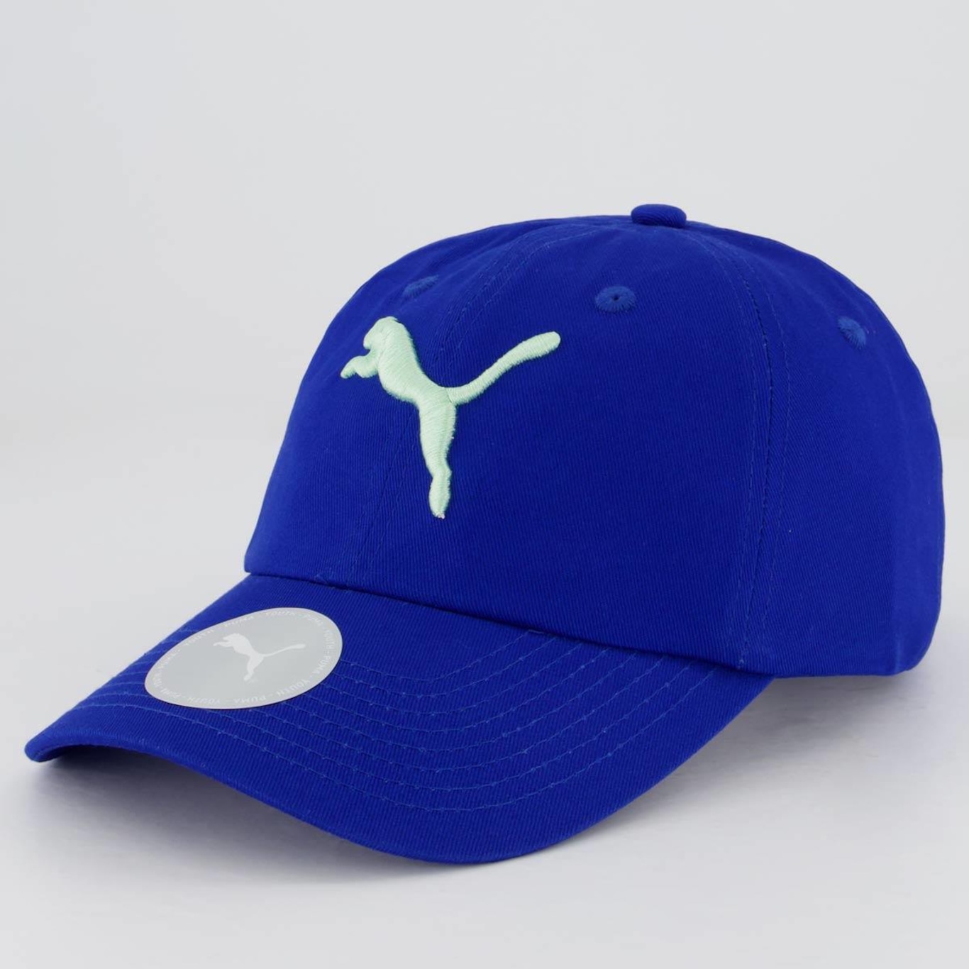 Boné Aba Curva Puma Ess Cat Logo - Strapback - Infantil - Foto 1