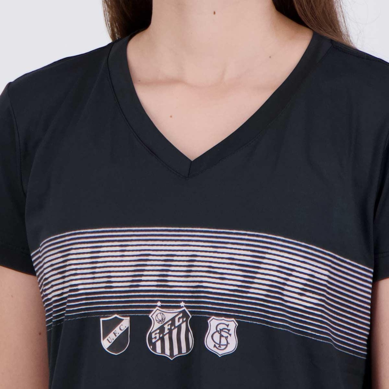 Camisa Santos Fc Classic - Feminina - Foto 5