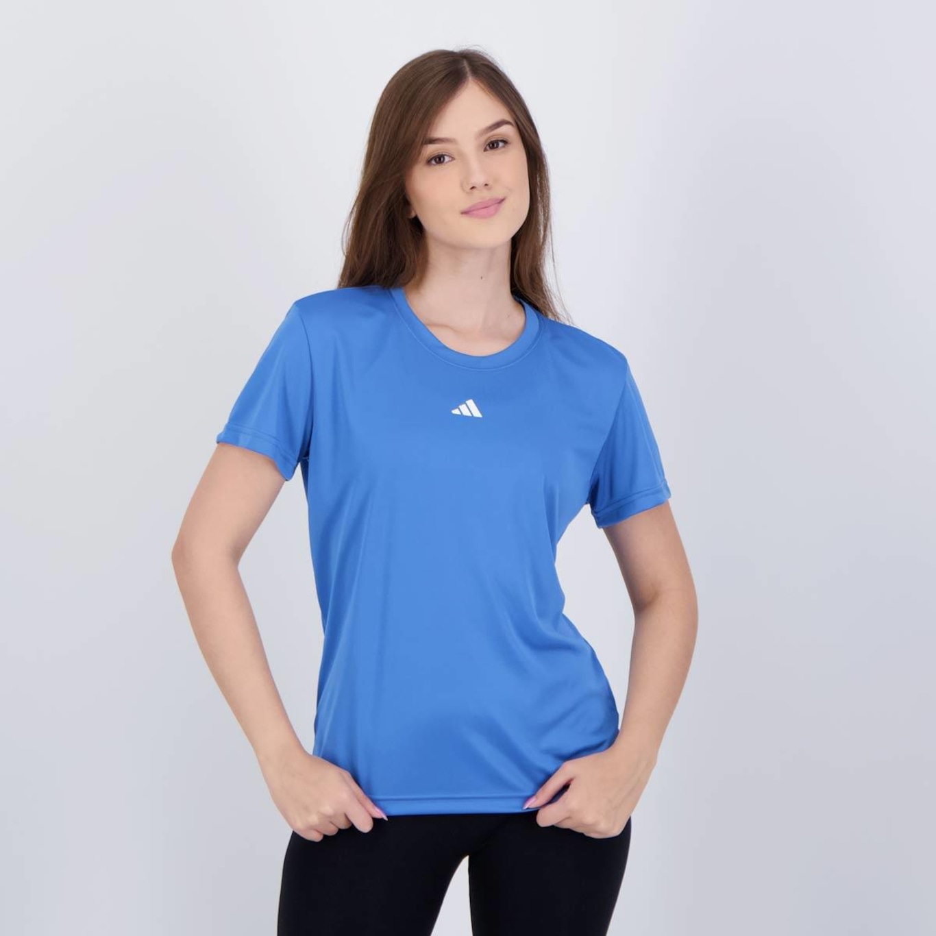 Camiseta Feminina adidas Manga Curta Treino Básica - Foto 1