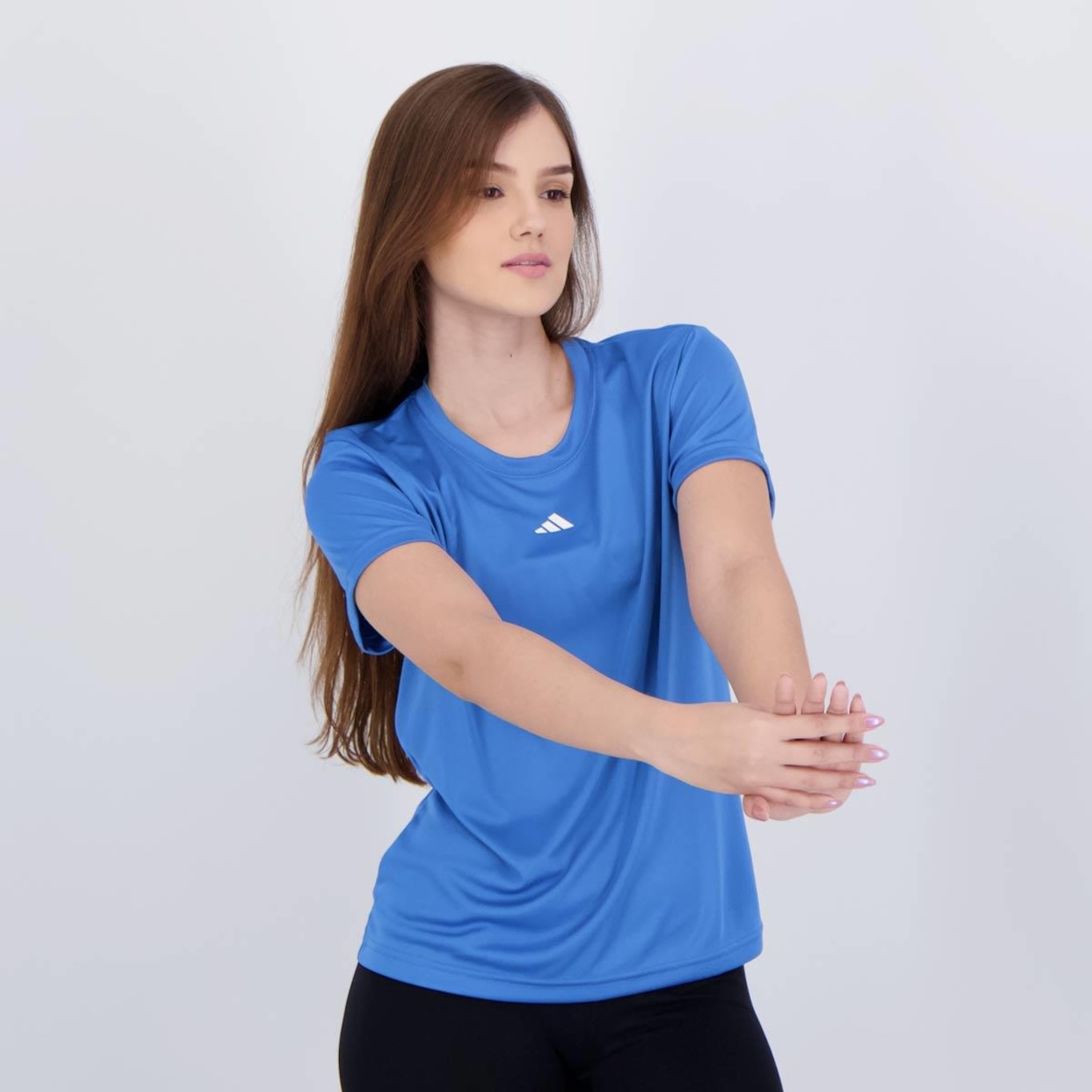 Camiseta Feminina adidas Manga Curta Treino Básica - Foto 6