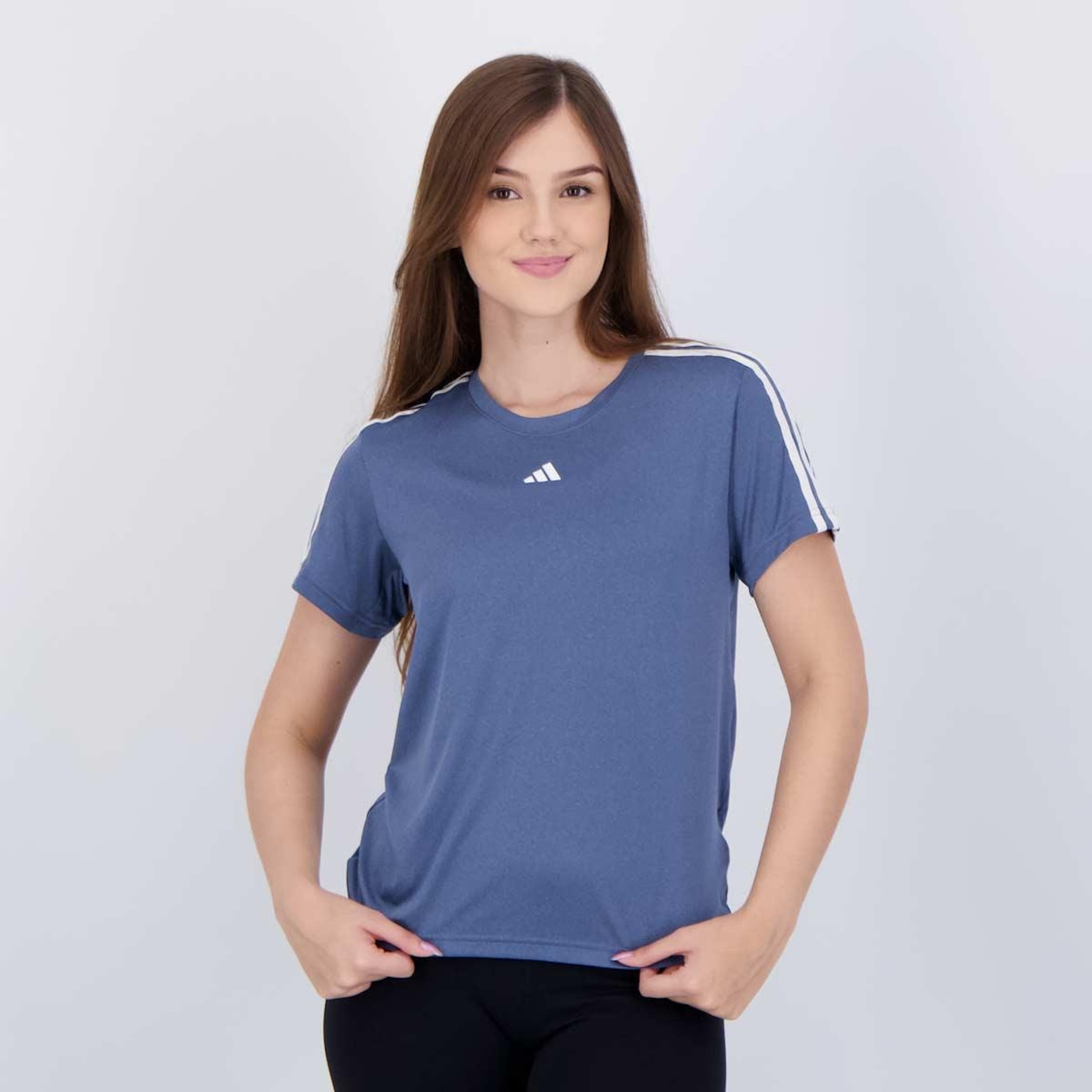 Camiseta adidas Aeroready Train Essentials 3S - Feminina - Foto 1