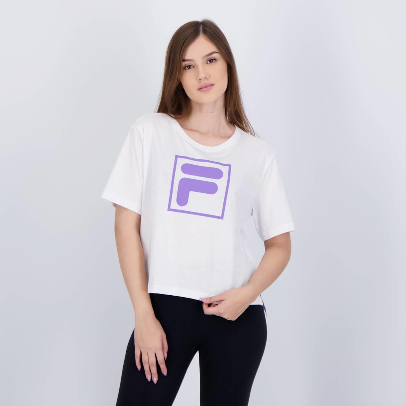 Camiseta Fila Letter Essentials - Feminina - Foto 1