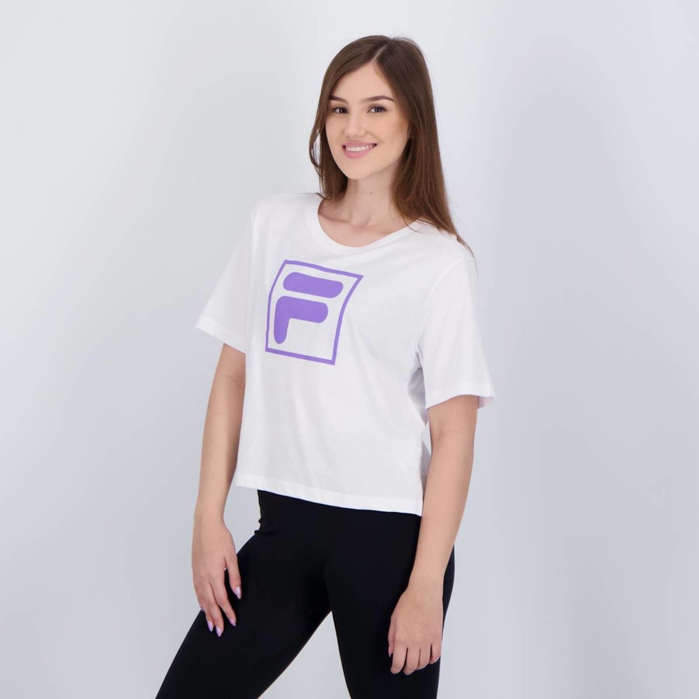 Camiseta Fila Letter Essentials - Feminina - Foto 3