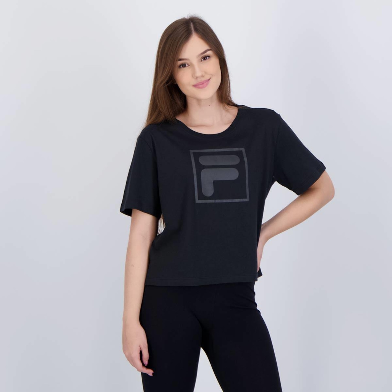 Camiseta Fila Letter Essentials - Feminina - Foto 2