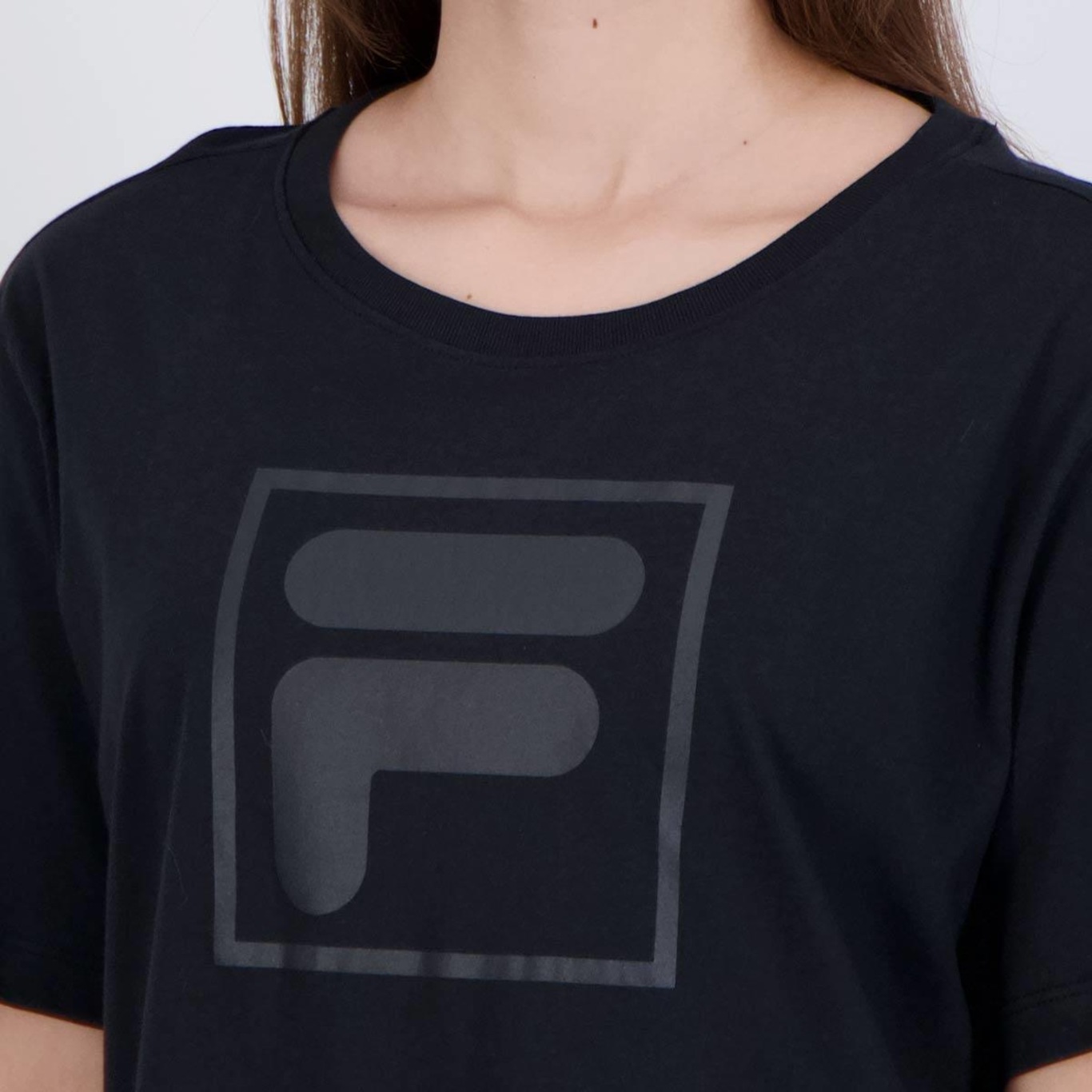 Camiseta Fila Letter Essentials - Feminina - Foto 5