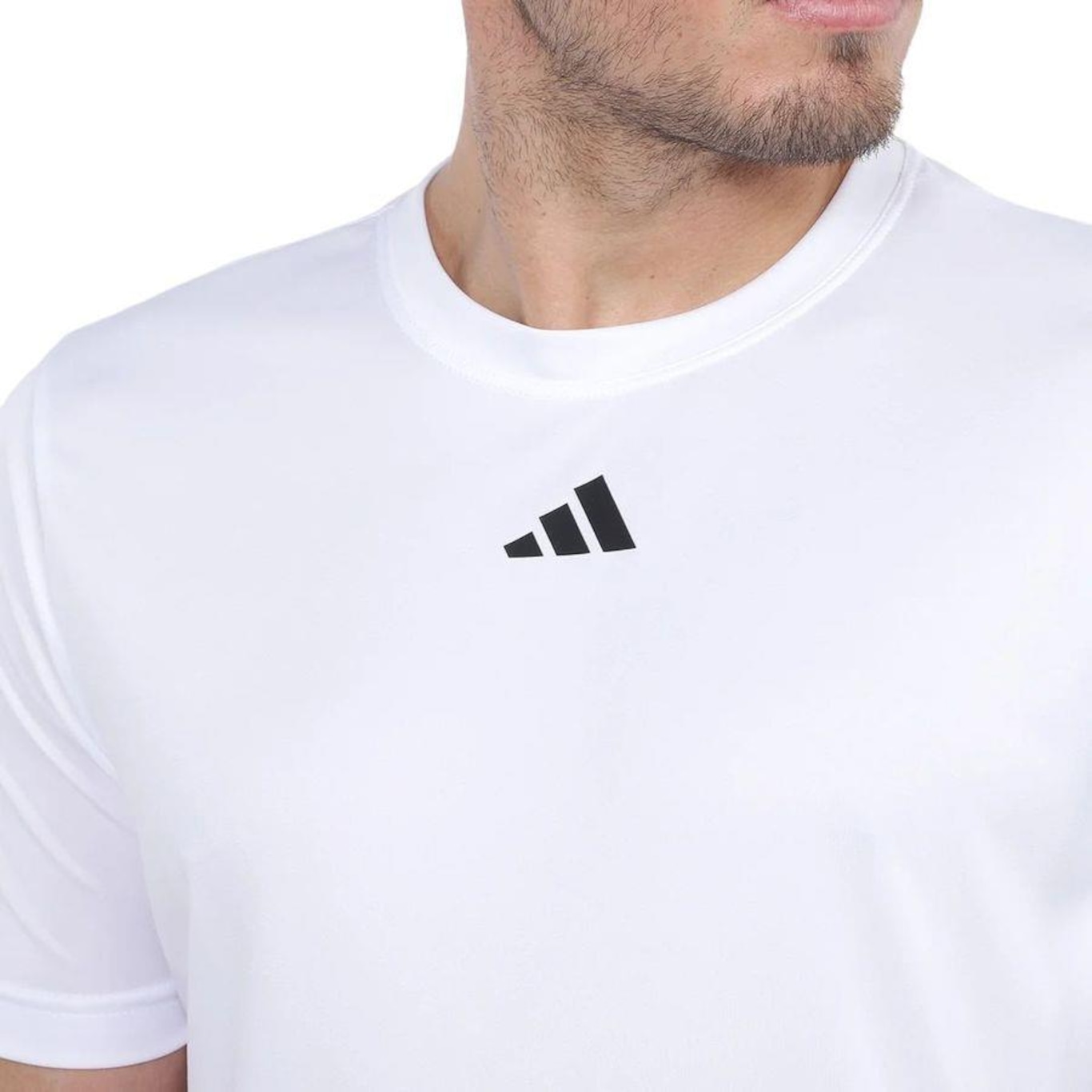 Camiseta adidas Treino Basica - Masculina - Foto 3