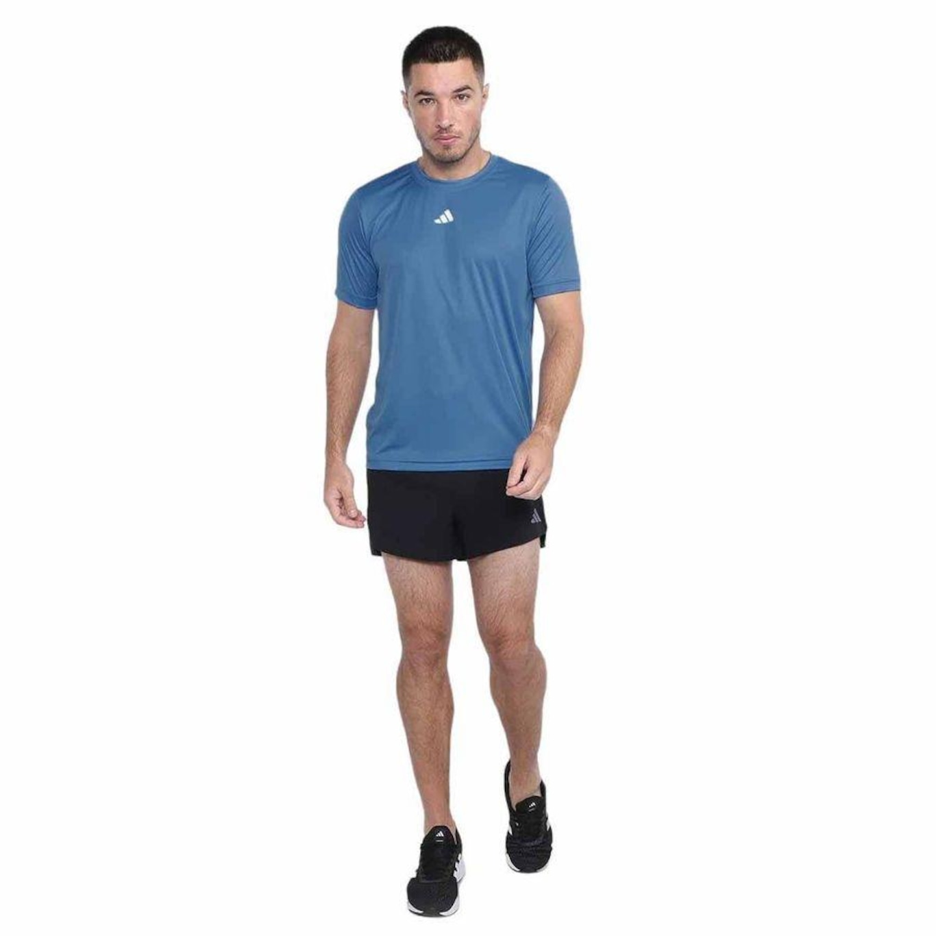 Camiseta adidas Treino Basica - Masculina - Foto 4