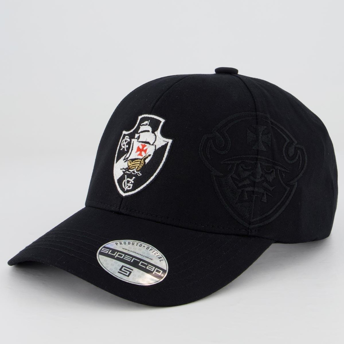 Boné Aba Curva do Vasco da Gama Supercap 6 Gomos - Snapback - Adulto - Foto 1