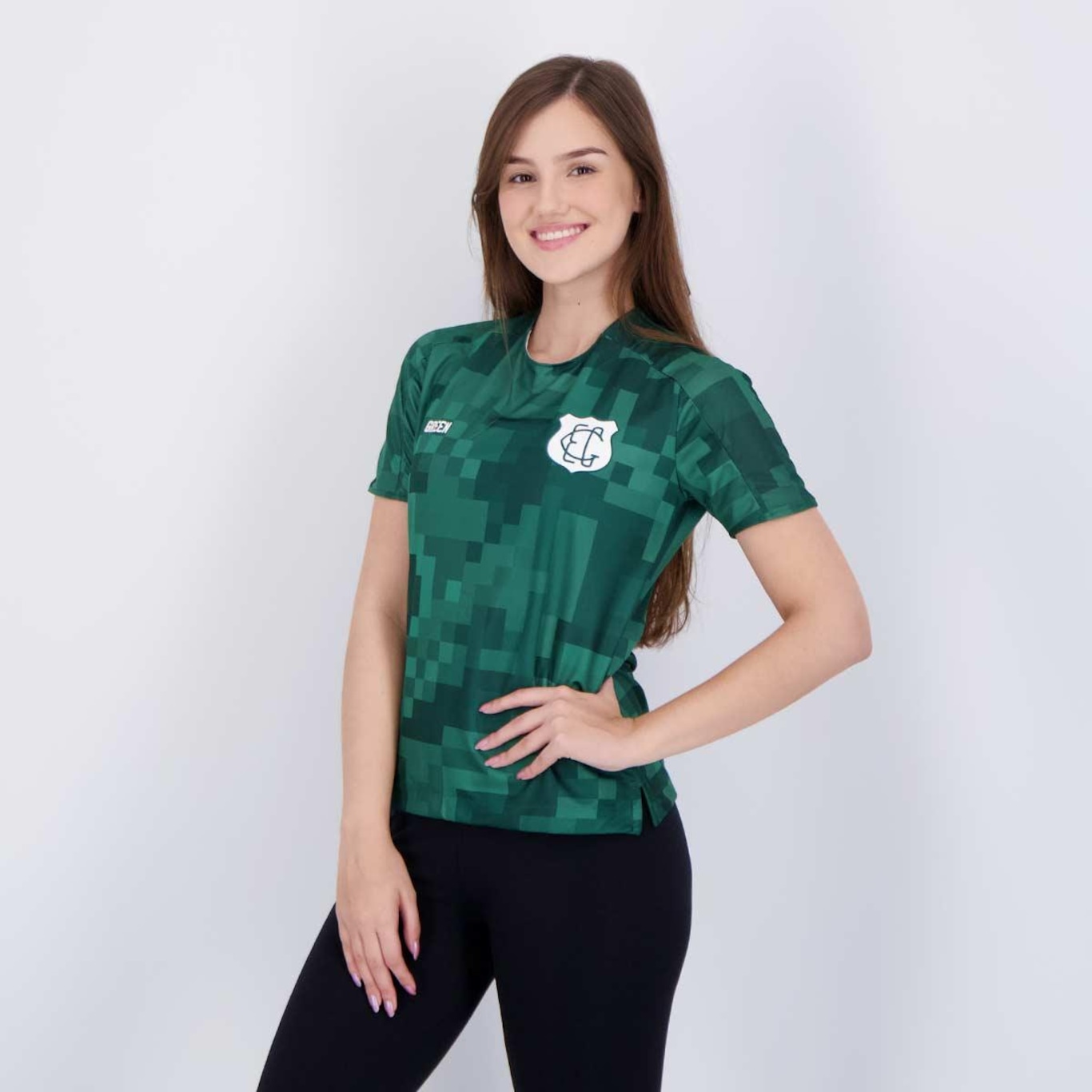 Camisa do Goiás Iii 2023 Gr33N Goleiro - Feminina - Foto 3