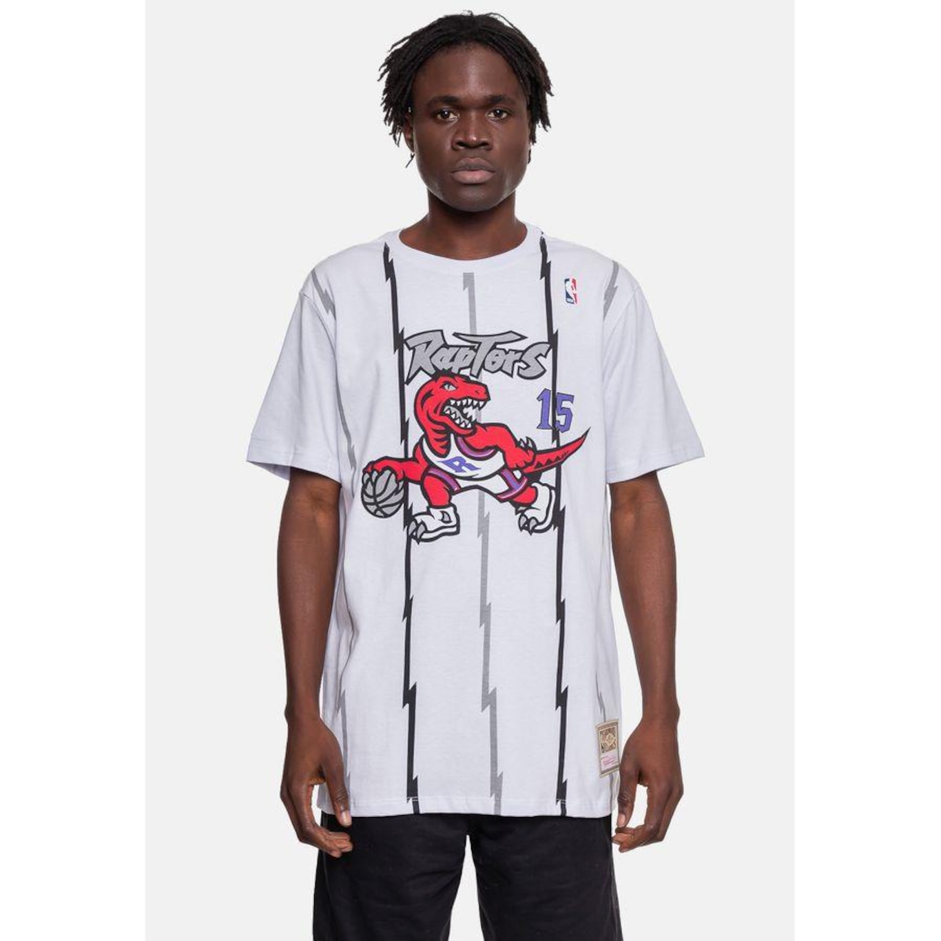 Camiseta Mitchell & Ness Toronto Raptors Vince Carter - Masculina - Foto 1