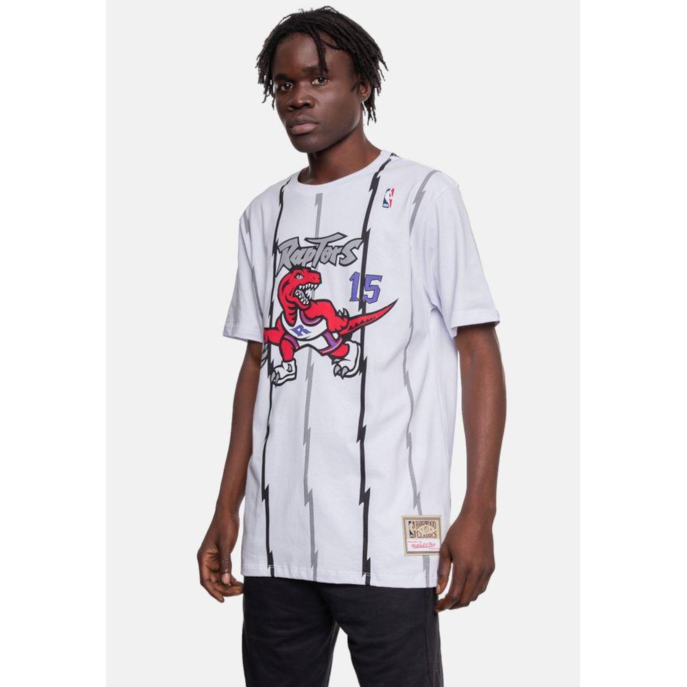 Camiseta Mitchell & Ness Toronto Raptors Vince Carter - Masculina - Foto 3