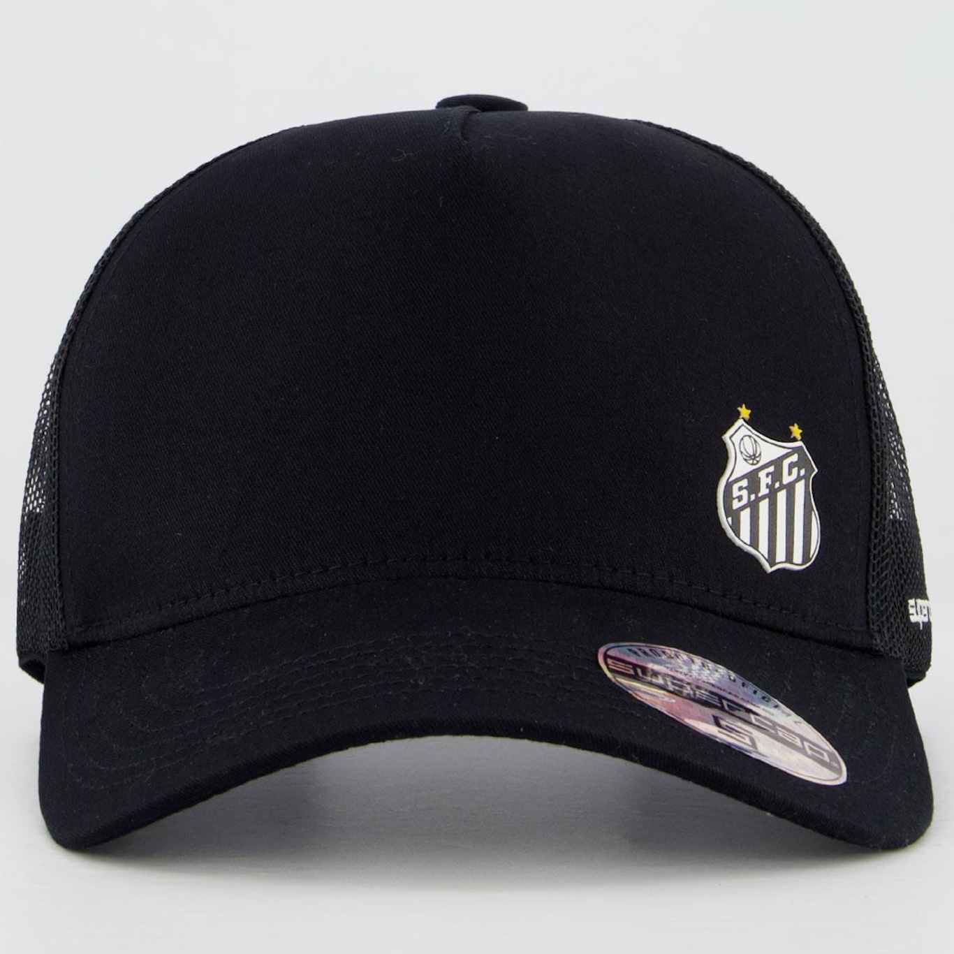 Boné Aba Curva do Santos Supercap Trucker - Snapback - Adulto - Foto 2