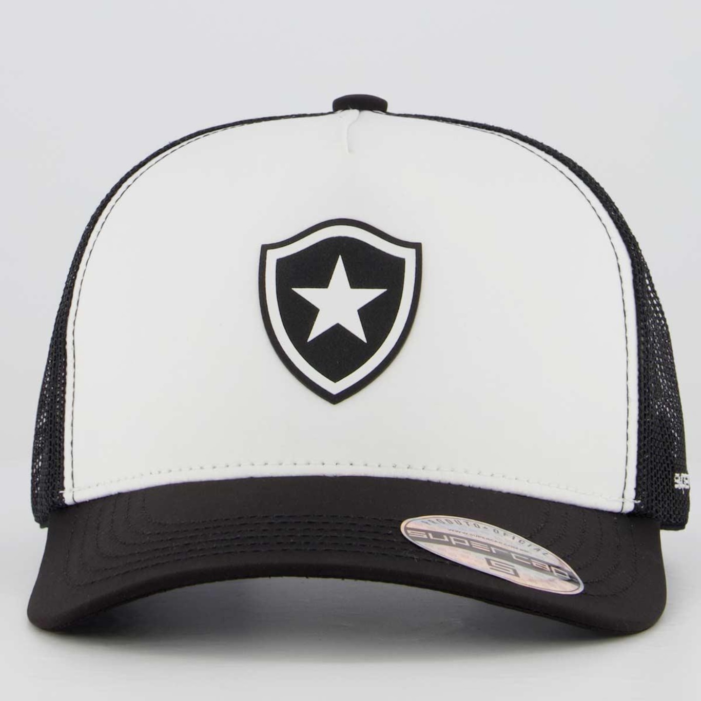 Boné Aba Curva do Botafogo Supercap Trucker - Snapback - Adulto - Foto 2