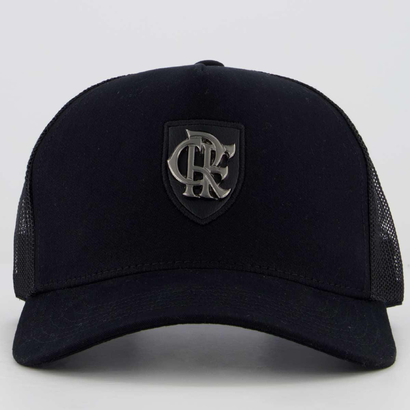 Boné Aba Curva do Flamengo Supercap Trucker Americano - Snapback - Adulto - Foto 2