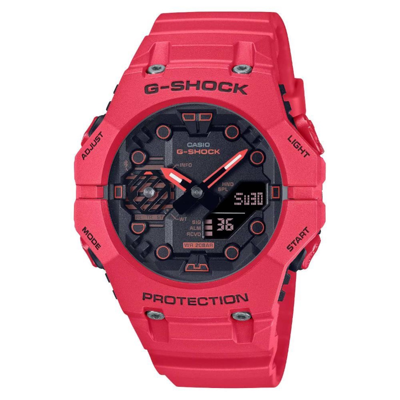 Relógio Casio G-Shock Ga-B001-4Adr Carbon Core Guard Bluetooth - Carbon Core Guard Bluetooth - Foto 1