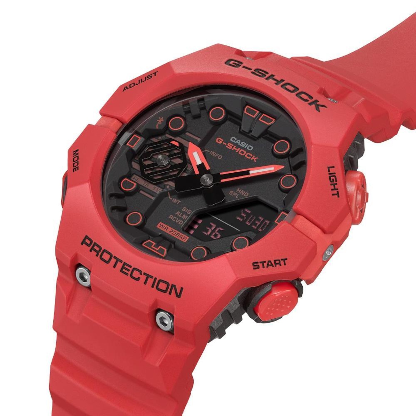 Relógio Casio G-Shock Ga-B001-4Adr Carbon Core Guard Bluetooth - Carbon Core Guard Bluetooth - Foto 3