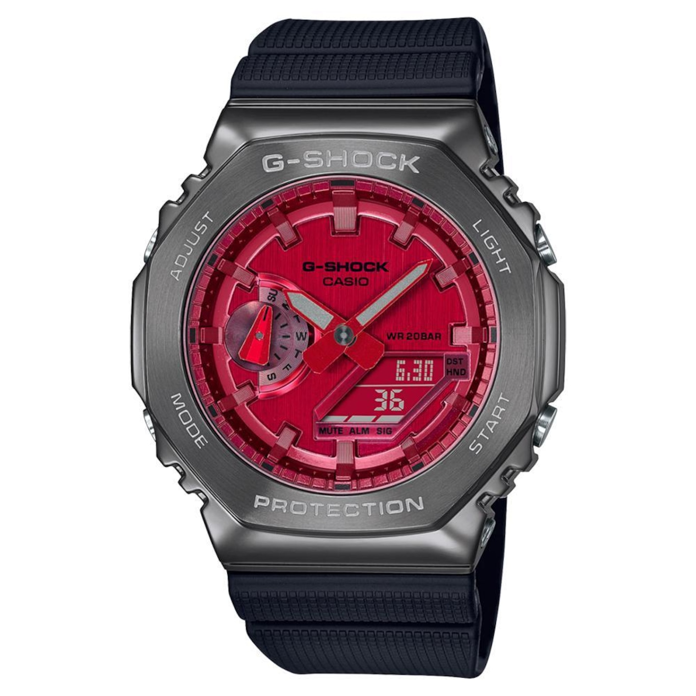 Relógio G-Shock Gm-2100B-4Adr Cinza - Foto 1