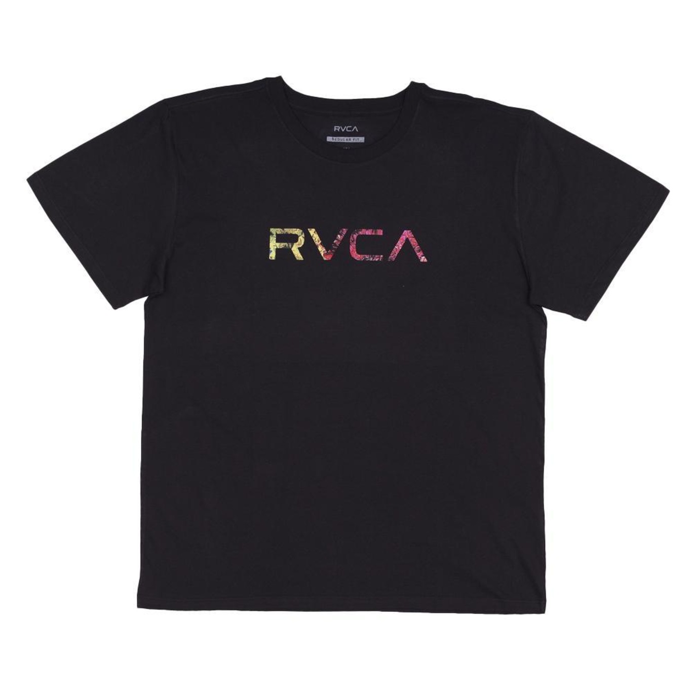 Camiseta Rvca Floral Flame Plus Size Sm25 - Masculina - Foto 1