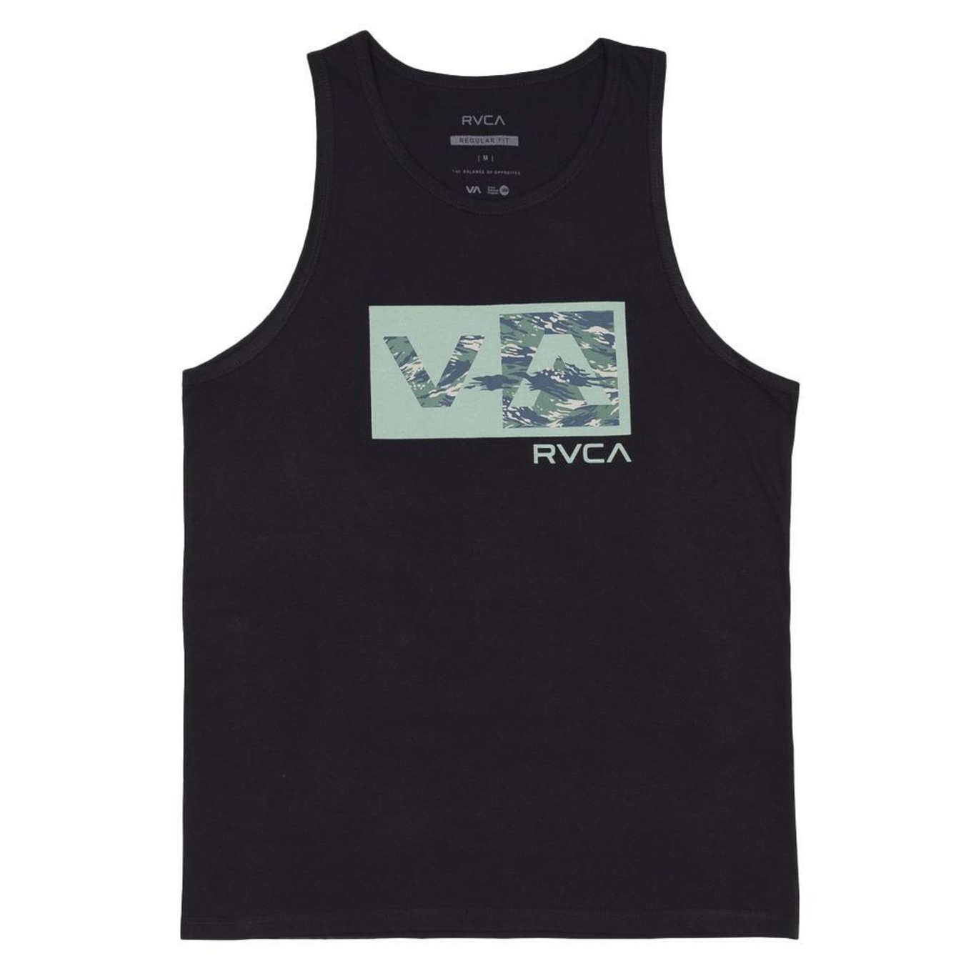 Regata Rvca Balance Box Military Sl Sm25 - Masculina - Foto 3