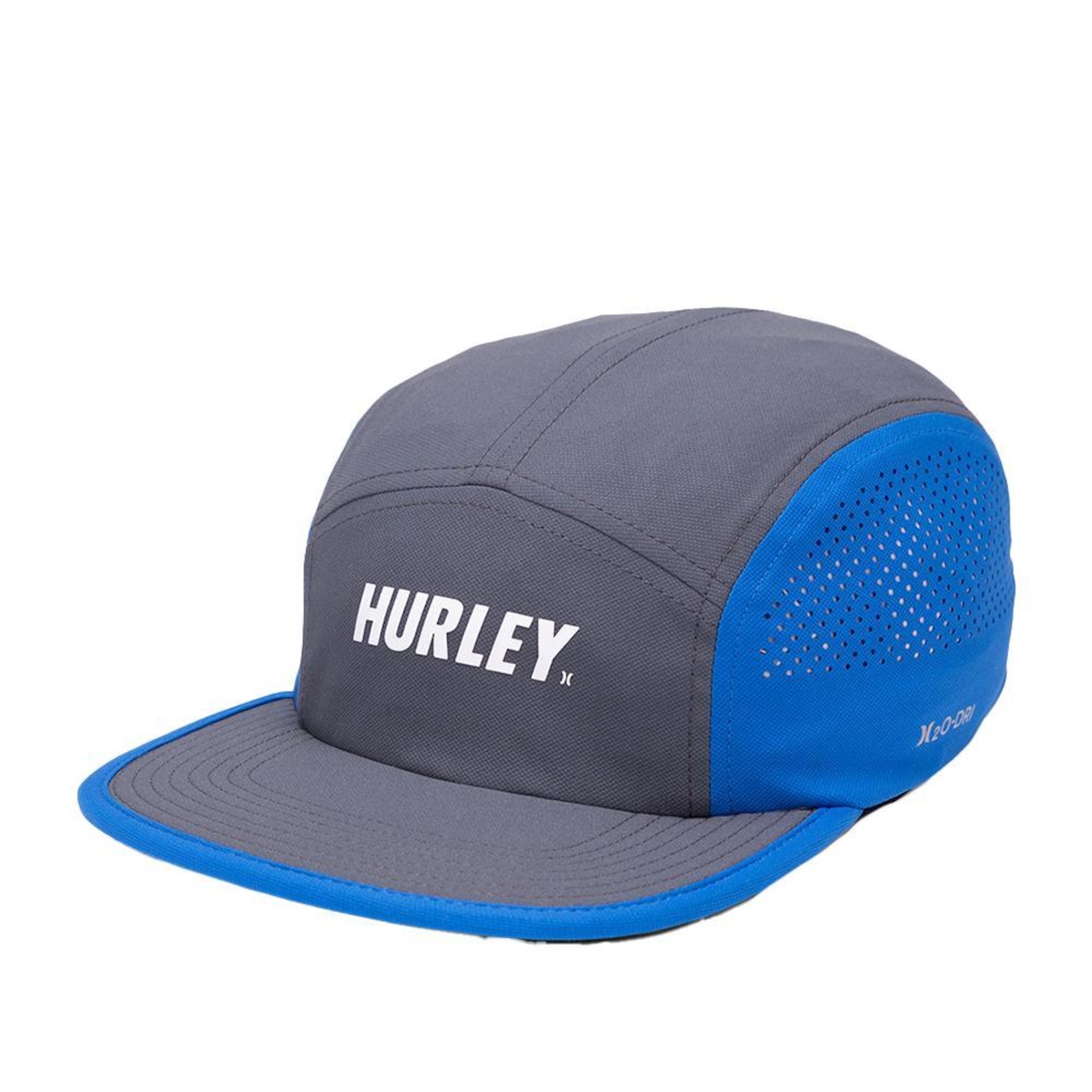 Boné Aba Reta Hurley Five Fast Sm25 -Five Panel - Trucker - Strapback - Adulto - Foto 1