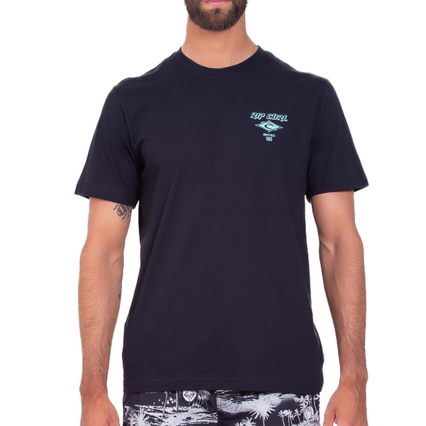 Camiseta Rip Curl Fade Out Sm25 - Masculina - Foto 1