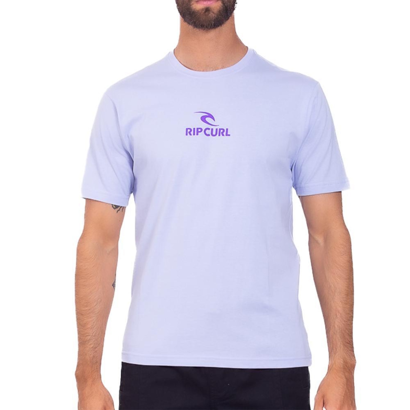 Camiseta Rip Curl Icon Sm25 Cosmic Sky  - Masculina - Foto 1