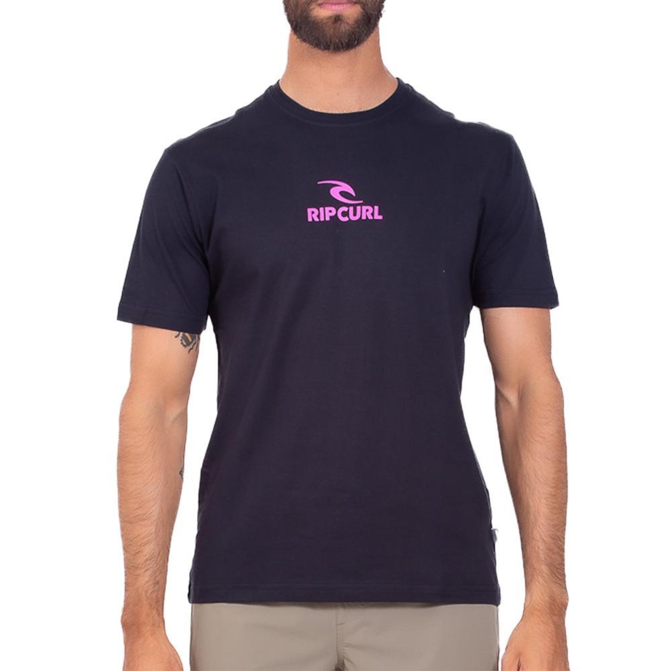 Camiseta Rip Curl Icon Sm25 - Masculina - Foto 1