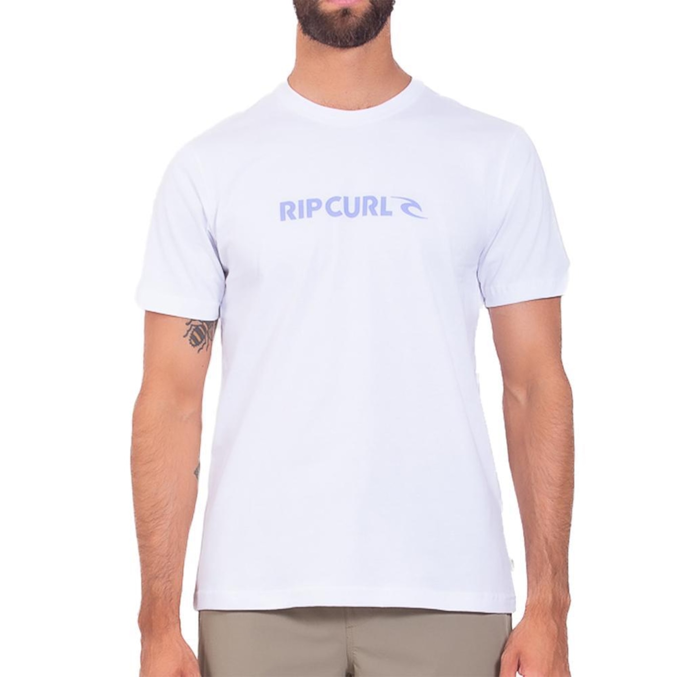 Camiseta Rip Curl New Icon Sm25 - Masculina - Foto 1