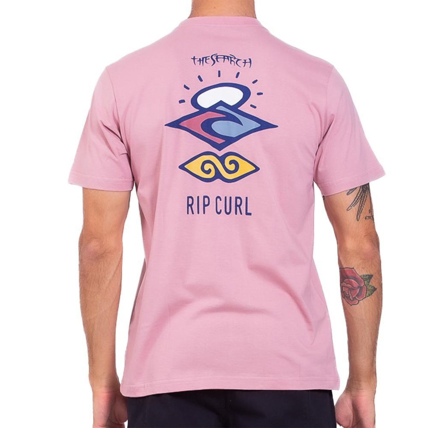 Camiseta Rip Curl The Serach Sm25 Mushroom - Masculina - Foto 2