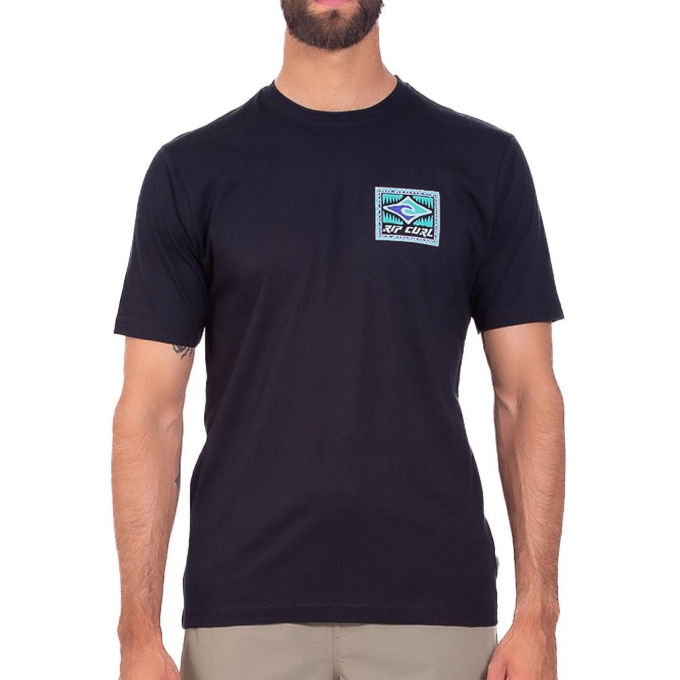 Camiseta Rip Curl Throwback Sm25 - Masculina - Foto 1