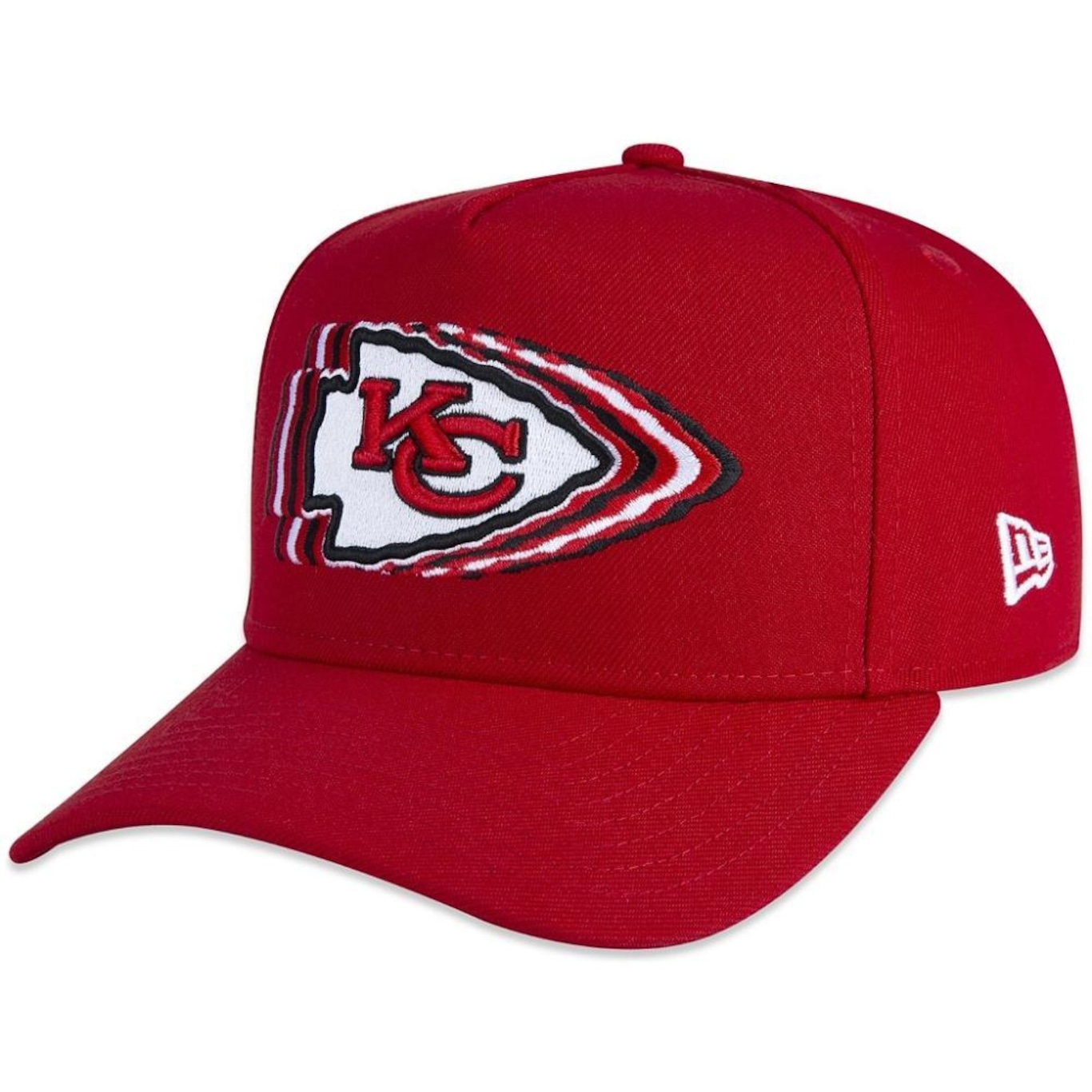 Boné Aba Curva New Era 940 A-Frame Kansas City Chiefs World Of Logos - Snapback - Adulto - Foto 1