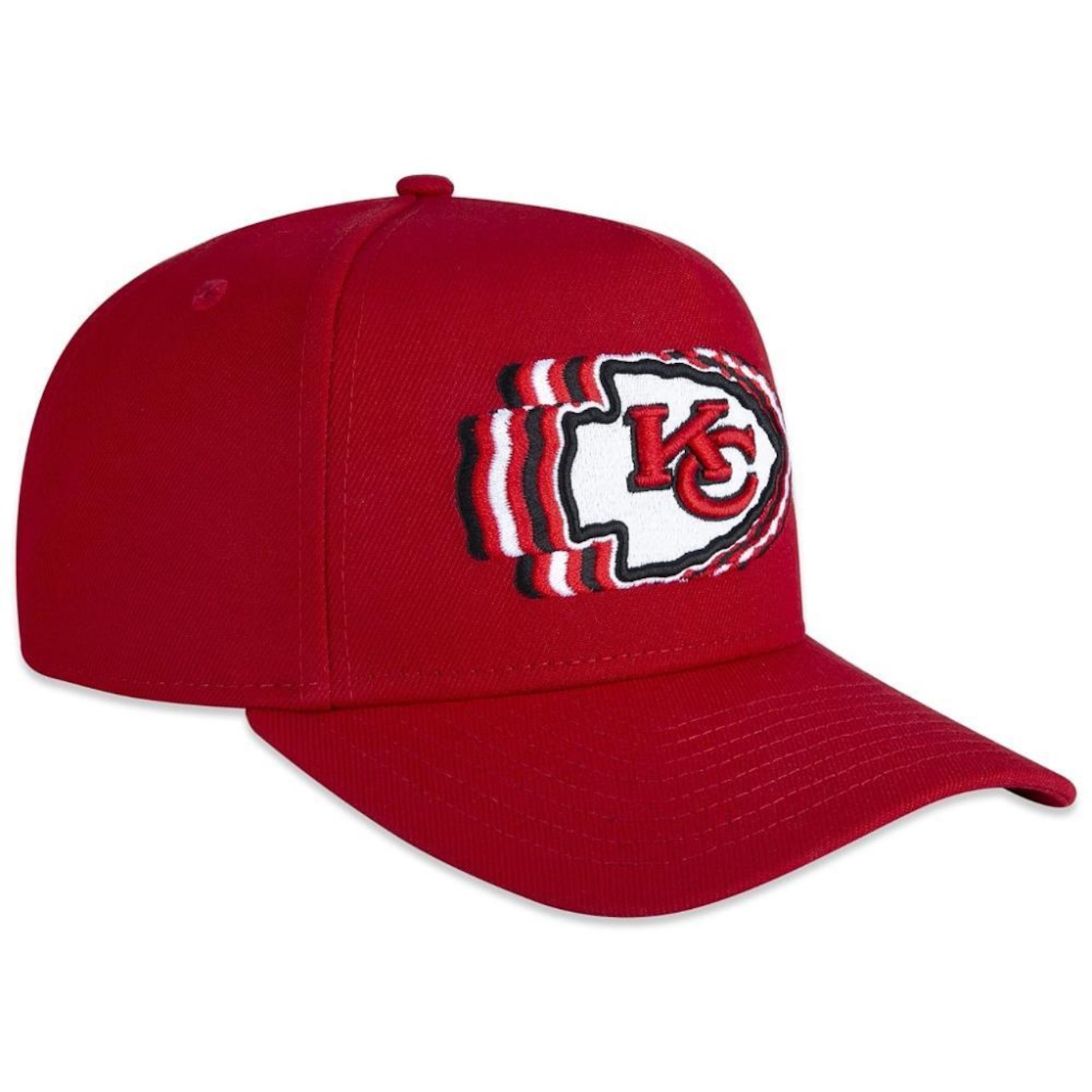 Boné Aba Curva New Era 940 A-Frame Kansas City Chiefs World Of Logos - Snapback - Adulto - Foto 4