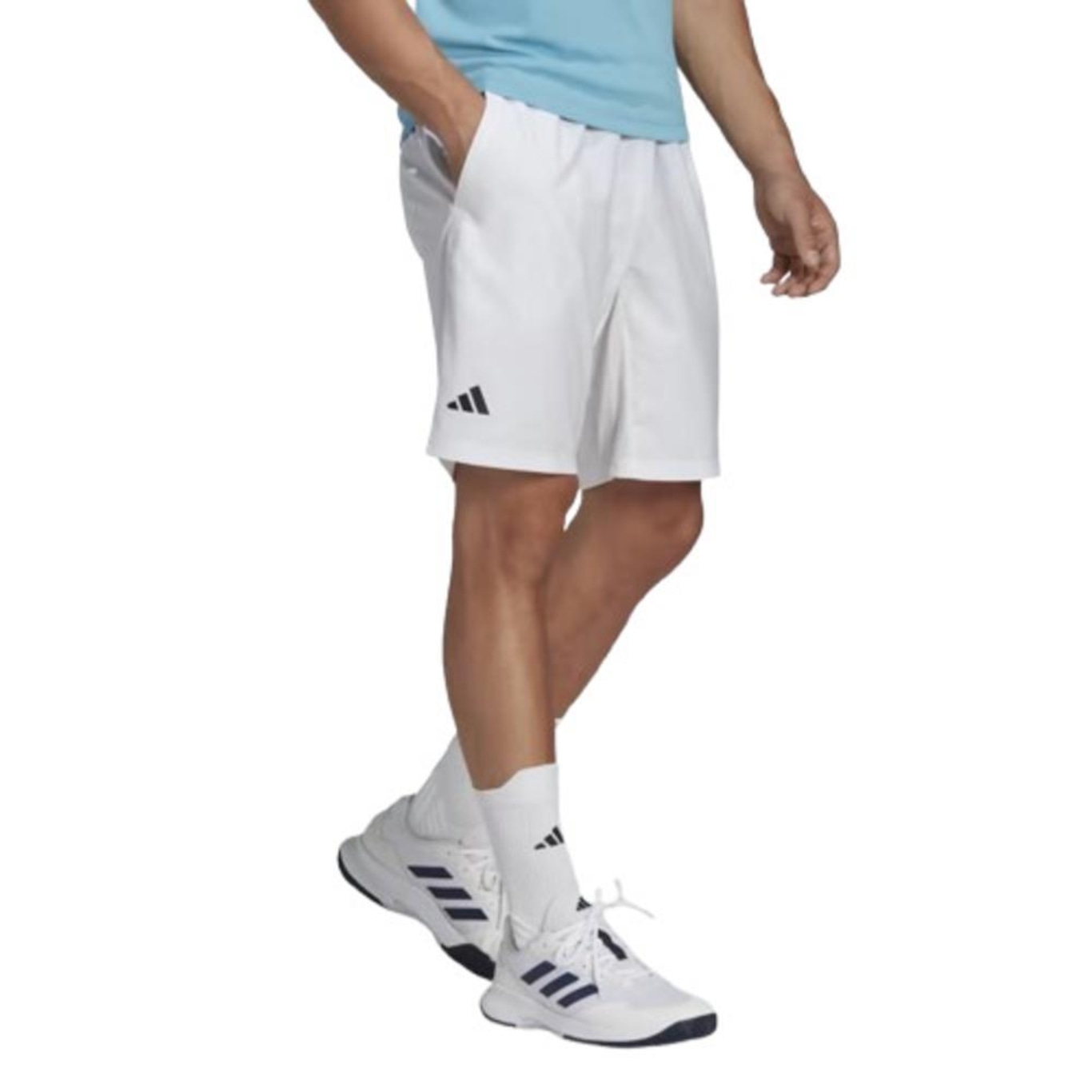 Short adidas Tennis Club 3 Listras - Masculino - Foto 3